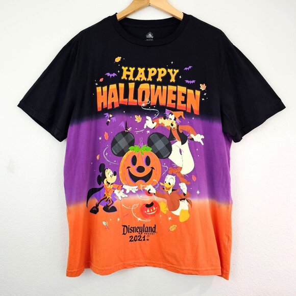 Disney Tops - Mickey Mouse and Friends Halloween T-Shirt Adult Sz L Walt Disney World Resort